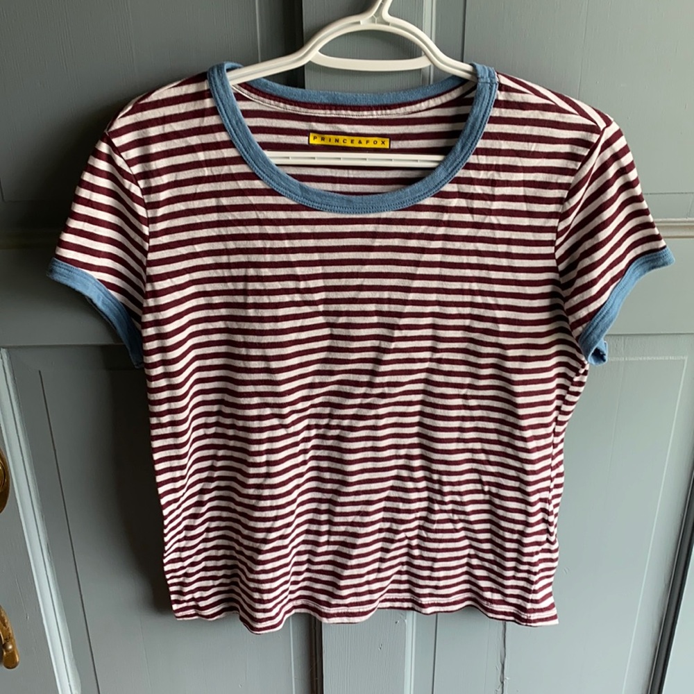 Prince and Fox Striped T-Shirt